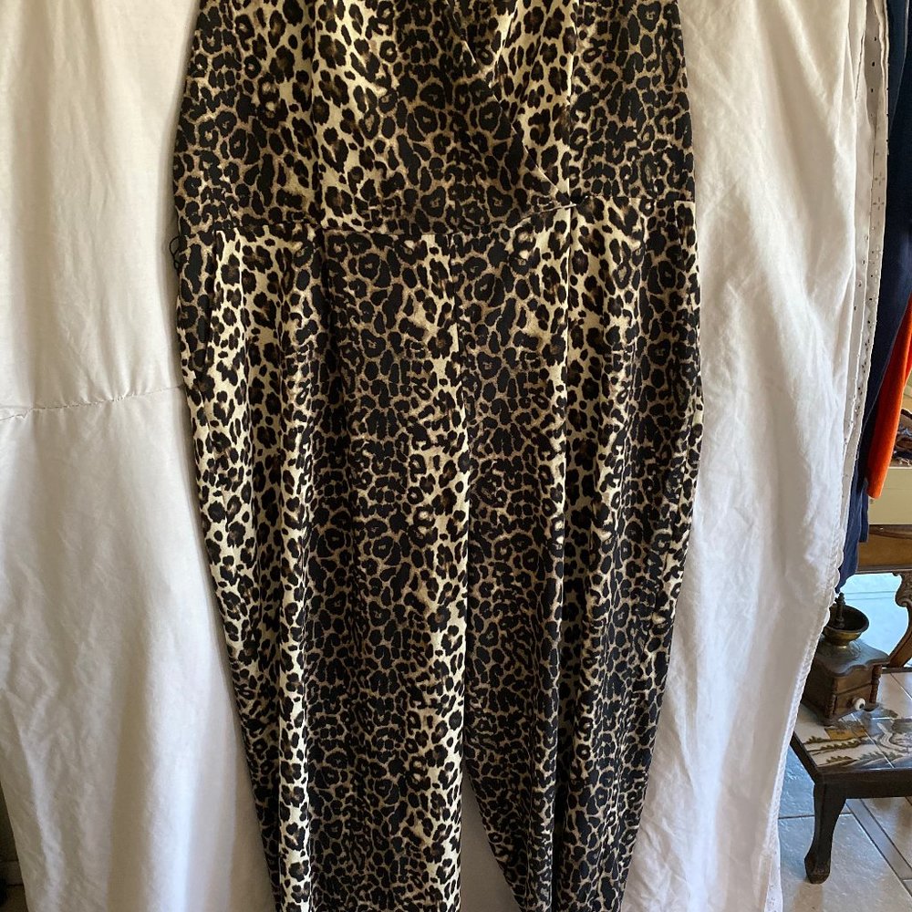 Vince Camuto  cheeta print jump suit